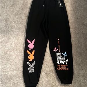 Mens playboy joggers